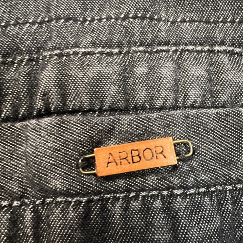 Arbor Shirt Mens Large Denim Blue Long Sleeve - Picture 3 of 11