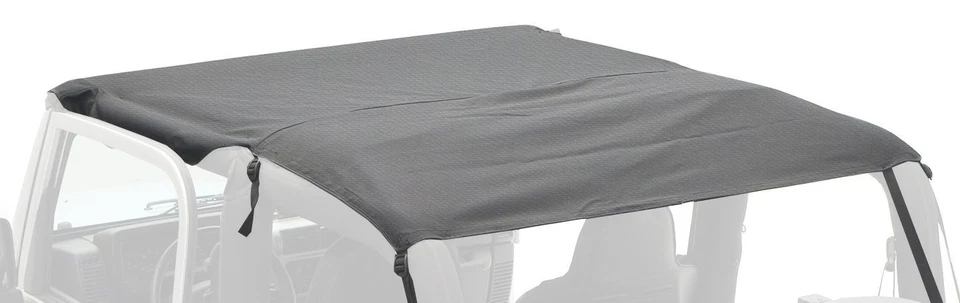 Smittybilt 93635 Black Outback Extended Bikini Top for 97-06 Jeep Wrangler TJ Foto 4 de 4