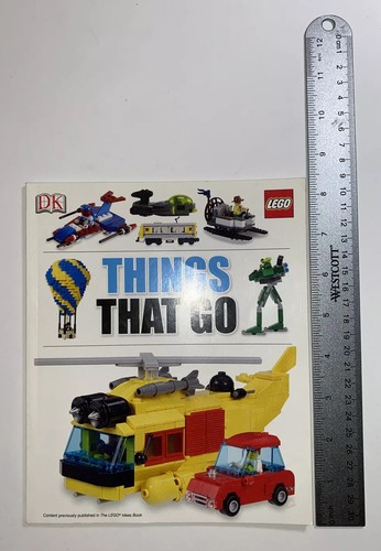 Two Lego Dorling Kindersley Paperbacks - Things That Go, Minifigure Sticker Book - Picture 8 of 12