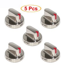 5PCS DG64-00472A Top Burner Control Dial Knob Range Oven Replacement for Samsung
