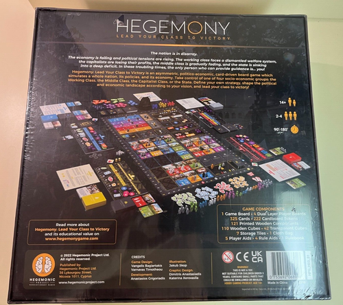 Hegemony "Lead Your Class to Victory" Politico Economic Asymmetric Board Game - Picture 2 of 8