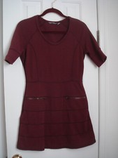 ATHLETA BURGUNDY MINI DRESS size SP