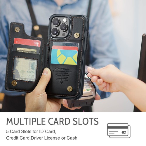 CaseMe Wallet Case For iPhone 16 Pro MAX | 16 Plus | 16 Pro |16 Card slots cover - Bild 30 von 84