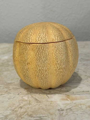 Vintage Avon Melon Ball Gästeseifen Cantaloupe Form Seifenhalter - Bild 8 von 12