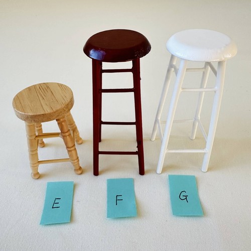 Miniatures, Small chairs, and Stools collection - Picture 7 of 23