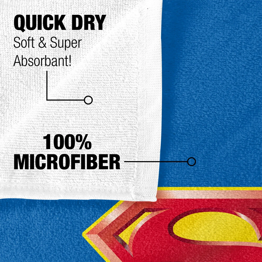 Superman Super Dad Officially Licensed Beach Towel 30"x60"