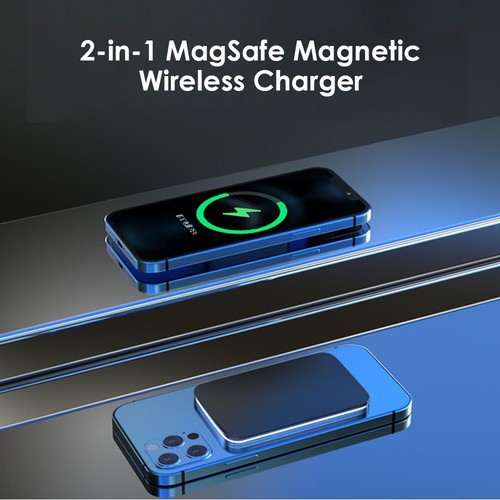 Magnetic Wireless External Charger MagSafe Power Bank For iPhone 14/13/12 Series - Picture 6 of 21