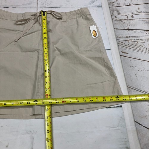 Gonna casual donna beige Talbots nuova con etichette taglia 16 misto cotone sopra il ginocchio M070 -17 - Foto 4 di 15