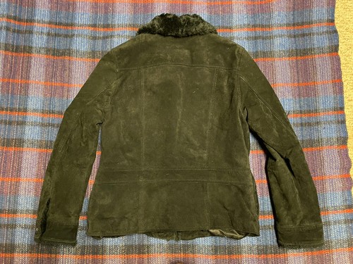 Womens Large Wilsons Leather Maxima Black Suede Leather Jacket  - Picture 7 of 7