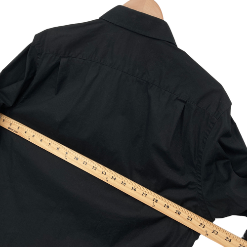 Ben Sherman Dress Shirt Mens Sz 32 Black Cotton Long Sleeve Stretch Tailored Fit - Picture 14 of 17