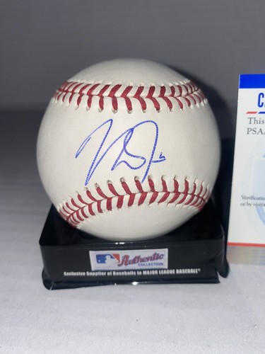 MIKE TROUT signed Official MAJOR LEAGUE BASEBALL (L.A ANGELS) w/ COA PSA AL29761 - Picture 2 of 2