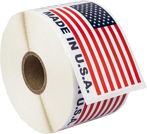 Pegatina Premium Bandera Americana EE. UU. Hecha en EE. UU. Orgullosamente Hecha en EE. UU. Nueva StocK - Imagen 11 de 12