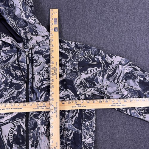 Jordan Retro Technicolor Herren schwarz All Over Print Full Zip Hoodie Jacke Größe S - Bild 16 von 16