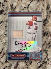 2005 Donruss Signature Autograph Material Platinum Casey Kotchman Bat Auto /10