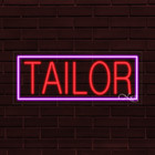 Brand New "Tailor" w/Border 30x12X1 Inch Led Flex Indoor Sign 30134
