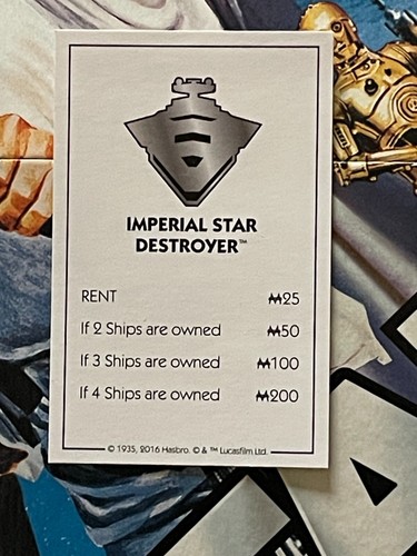 Star Wars Monopoly 40th Anniversary Special Edition Replacement Parts - Picture 27 of 70