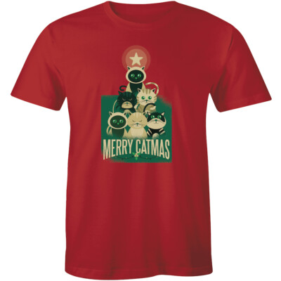 Merry Catmas Christmas Cat Tree Funny Meowy Catmas Shirt Merry Catmas Christmas Cat Tree Funny Meowy Catmas Shirt