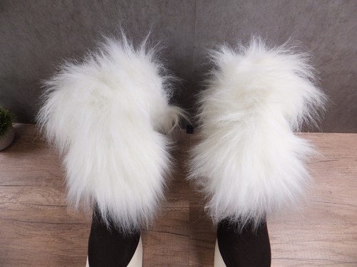 Horse Unicorn Hooves Fluffy Furry Costume Cosplay Shoes with Thigh High Leggings - Picture 4 of 14