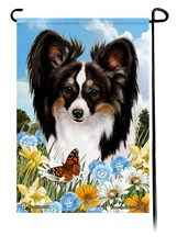 Summer Flowers Garden Flag - Closed Tri Papillon