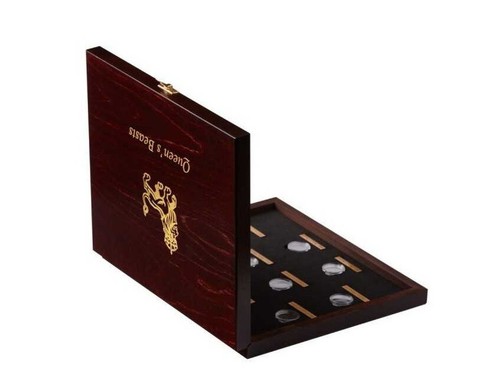 WOODEN CASE - Box Queen Beasts Series 1 Oz Display 10 gold Coins Holder - Bild 3 von 4