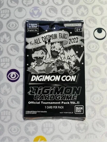 digimon con 2023 card 2023 EN Gen Con 2023 BANDAI Promo Sheet (Digimon, One Piece, DBS, Batt –  TCG Titans main image 1