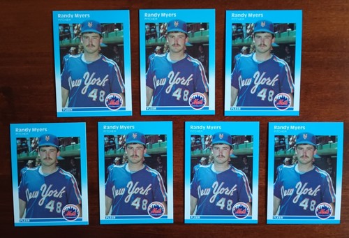 1987 Fleer Update GLOSSY #U-85 RANDY MYERS - NEW YORK METS - Lot of (7) - Picture 1 of 2