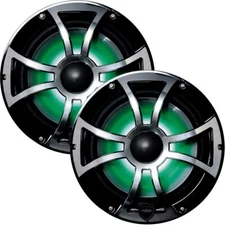 Wet Sounds High Output 8" Marine Coaxial Speakers REVO 8-XSB-SS