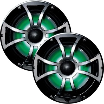 Wet Sounds High Output 8" Marine Coaxial Speakers REVO 8-XSB-SS