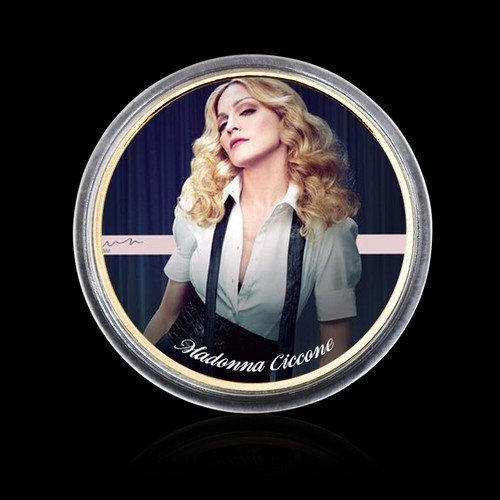 8pcs Madonna Ciccone GOLD Coin American Pop Queen Commemorative Medal in Capsule - Picture 11 of 14