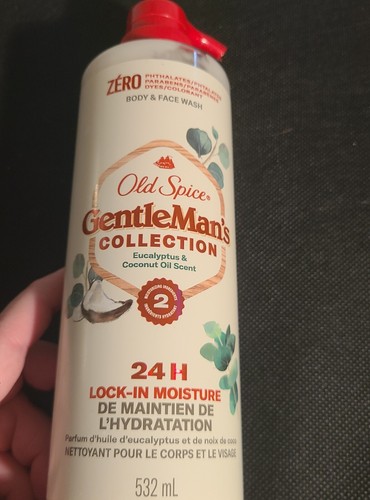 Old Spice Men's Body Wash GentleMan's Blend Eucalyptus and Coconut Oil 18 Fl.oz