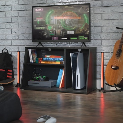 Gamer TV Stand Console Up to 32 Inch TV Adjustable Shelf Cord Management New - Picture 12 of 18