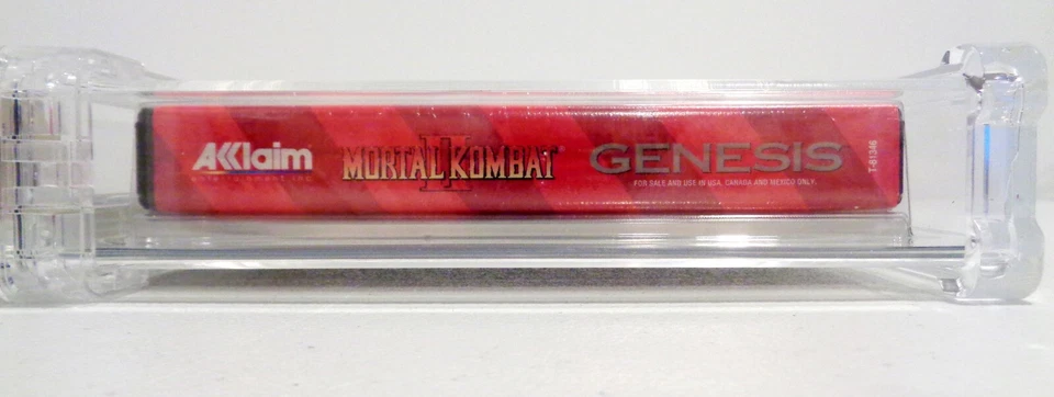 Mortal Kombat II (2) Sega Genesis Clamshell ACCLAIM Sealed New WATA 8.5 A Graded - Image 3 of 4