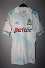 OLYMPIC MARSEILLE 2011 2012 PLAYER ISSUE TECHFIT FOOTBALL SHIRT JERSEY MAILLOT