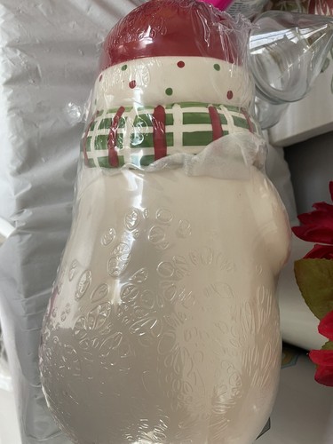Markenlos Weihnachten Schneemann Figur Plätzchen verpackt 2 Stück nie benutzt - Bild 3 von 3