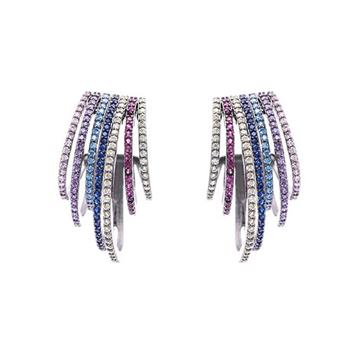 Crystal Rhinestone Drop Dangle Earring Women Jewelry Evening Party Gifts Vintage - Picture 4 of 12