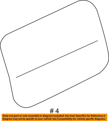 BMW OEM 19-25 330e xDrive Quarter Panel Components-Fuel Door 41007433430 - Picture 2 of 2