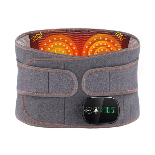 Red Light Heating Waist Belt Vibration Massager Lumbar Back Pain Relief Therapy - Picture 16 of 17