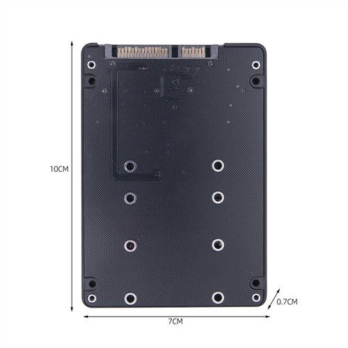 Dual M.2 NGFF To SATA 3.0 SSD USB Adapter Set 2in1 External Hard Drive Box - Afbeelding 5 van 15