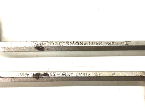 VINTAGE CRAFTSMAN TOOLS 2-pc. OFFSET SCREWDRIVERS, 41315 & 41316 WF, Made in USA - Picture 4 of 4