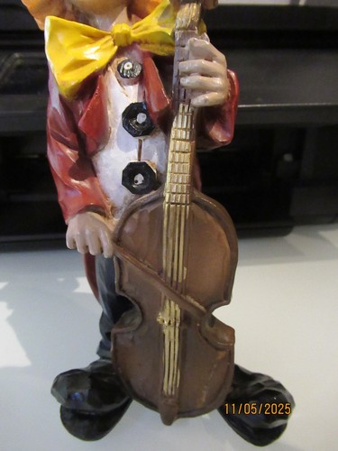 Vivian C. Clown mit Cello 17 cm - Bild 3 von 6
