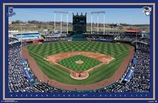 MLB Kansas City Royals - Kauffman Stadium Poster