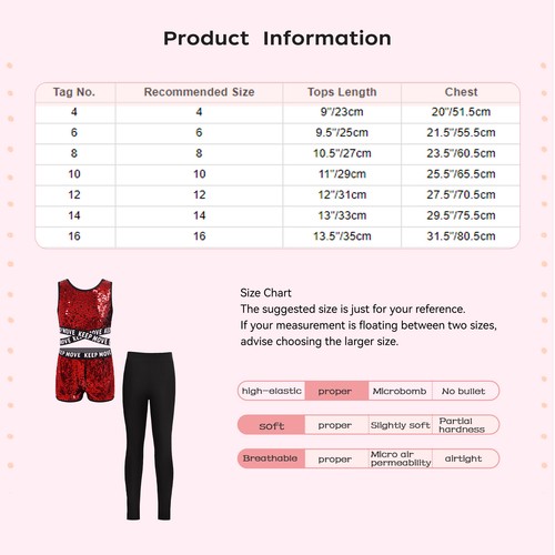 Kids Girls Suit Dance Outfit Criss Cross Straps Set Bottom Shorts Comfortable - Picture 21 of 49