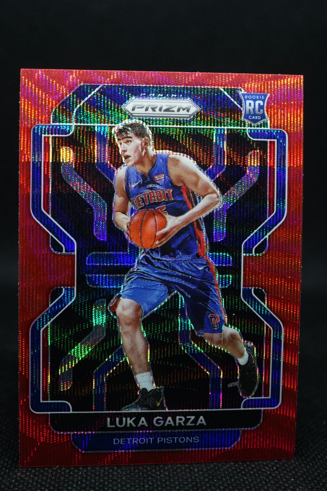 2021-22 NBA Panini Prizm Ruby Wave - Luka Garza #303 Rookie RC COLOR MATCH