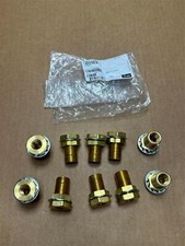 10x Pack Danfoss 1344 3/4" Female NPTF x 1/4" Brass Air Brake Bulkhead Coupling