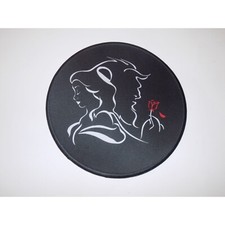 Beauty and The Beast Mouse Pad Black-White