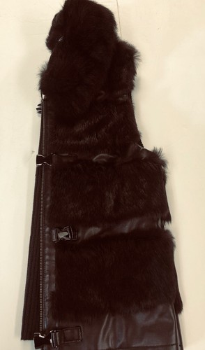 REVUE Winterweste Kunstleder & Fell Wollmischung Futter Größe Large 978122 - Bild 8 von 10