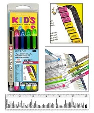 NEW! Upgraded Bible Tabs and Highlighter Starter Set - Student / Kids Study Pack