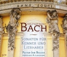 PIETER-JAN BELDER - FÜR KENNER UND LIEBHABER 5 CD NEW BACH,CARL PHILIPP EMANUEL