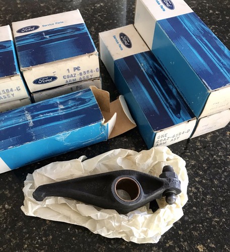 NOS Ford C9AZ-6531-A Boss 429 aluminum rocker pedestal stands street size 2 only - Picture 7 of 13