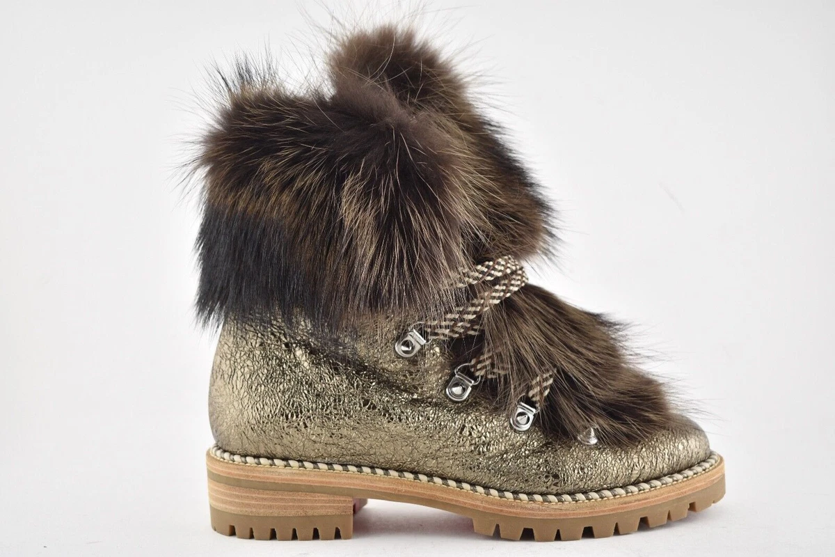 Louboutin flat hotsell boots women's
